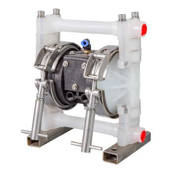 3/8&quot; Dual Double Air Diaphragm Pump Pneumatic PP