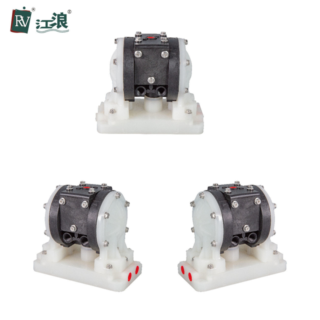 1/4&quot; Plastic Air Operated Diaphragm Pump For Sewage Low Pressure Miniature