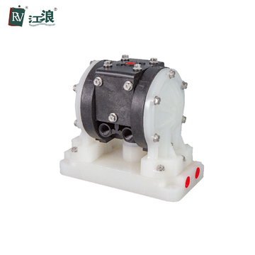 Vacuum Air Double Diaphragm Pump Manual 1/4&quot; Pp Corrosive Liquid Conveying