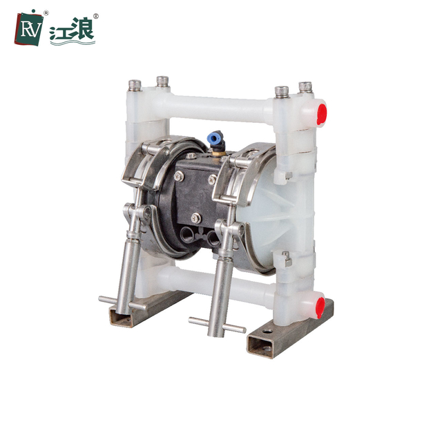 3/8&quot; Low Pressure Diaphragm Pump Plastic Air Actuated Pump For Acid