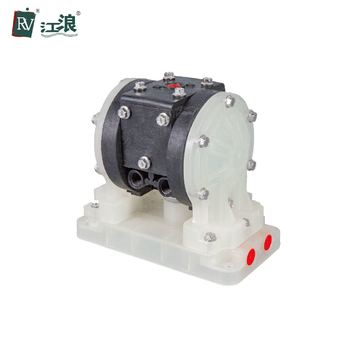 1/4 Inch Dual Diaphragm Pump For Acid Chemicals PVDF